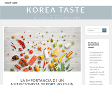 Tablet Screenshot of koreataste.org